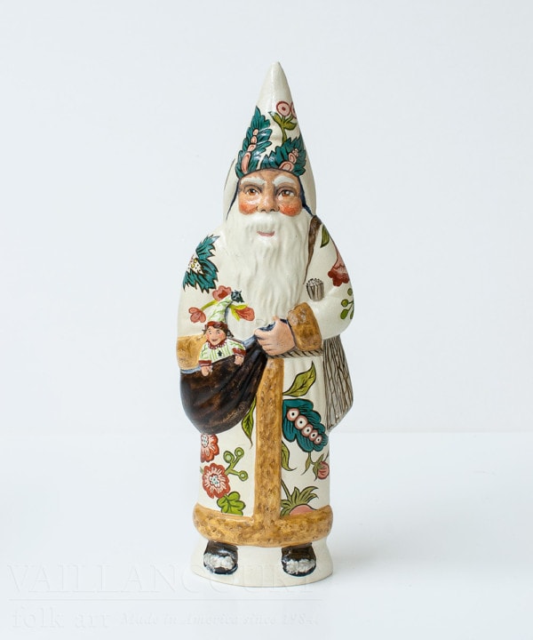 Floral Pysanka Father Christmas with Mould
