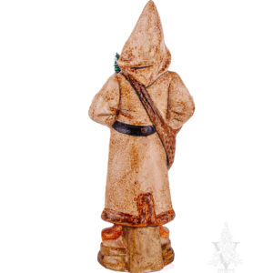 White Father Christmas Junior with Pointed Hood