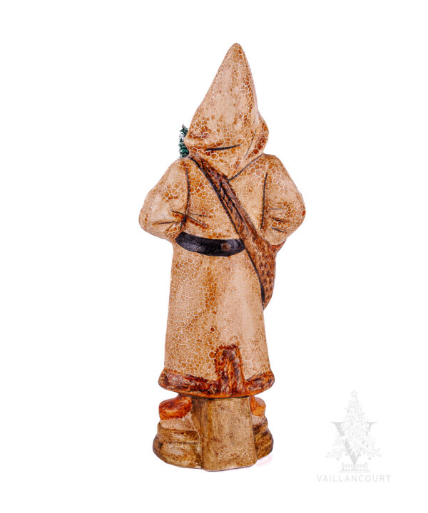 White Father Christmas Junior with Pointed Hood