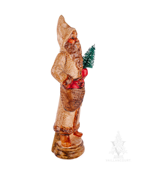 White Father Christmas Junior with Pointed Hood