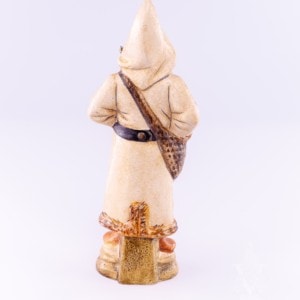 White Father Christmas Junior with Pointed Hood