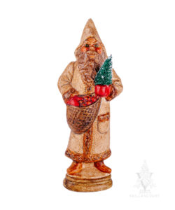 White Father Christmas Junior with Pointed Hood