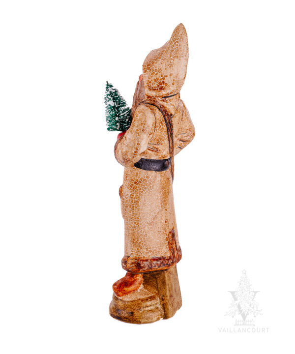 White Father Christmas Junior with Pointed Hood