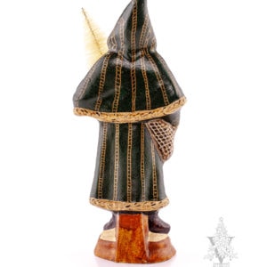 Green Father Christmas with Pointed Hood