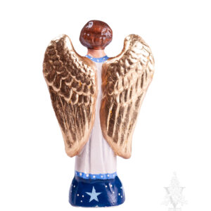 Christmas Angel with Gold Wings