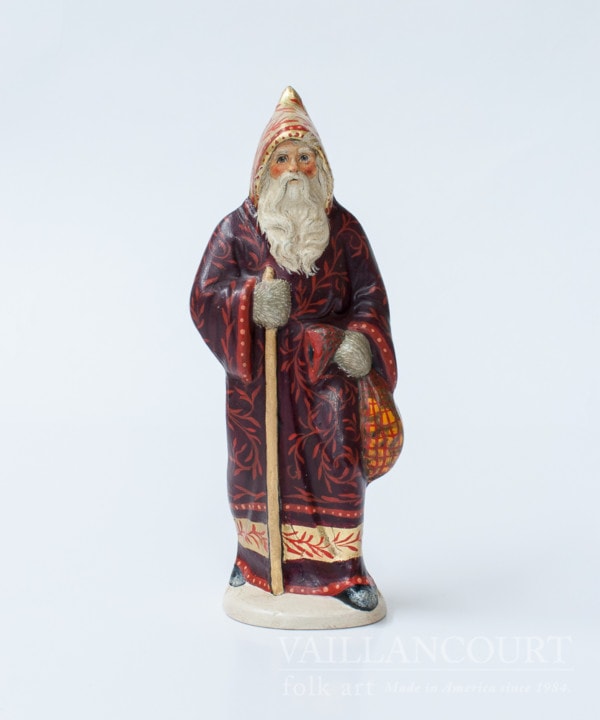 Maroon Father Christmas with Gold Hood, VFA Nr. 11069