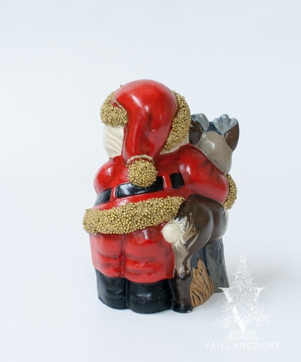 Decorated Santa Hugging Reindeer, VFA Nr. 12055