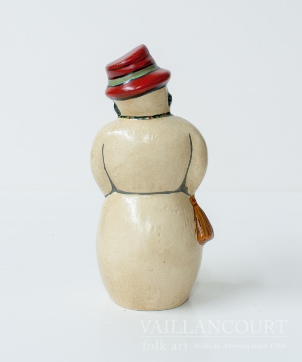 Snowman with Glitter Coal in Red, VFA Nr. 12059