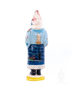Nested Nantucket Basket Santa
