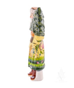 Yellow Needlework Santa