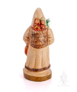 Father Christmas Ice Cream Mould in White