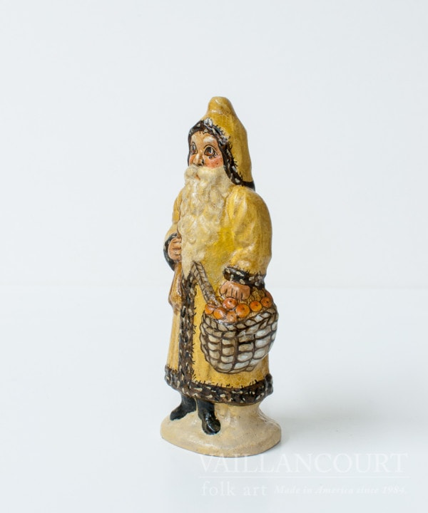 Chalkware Father Christmas with Walnuts in Sack, VFA Nr. 123Y