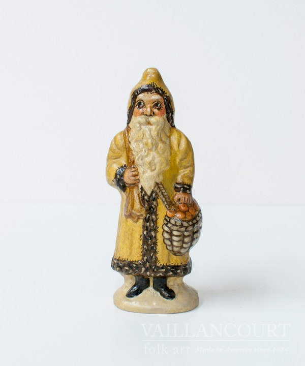 Chalkware Father Christmas with Walnuts in Sack, VFA Nr. 123Y