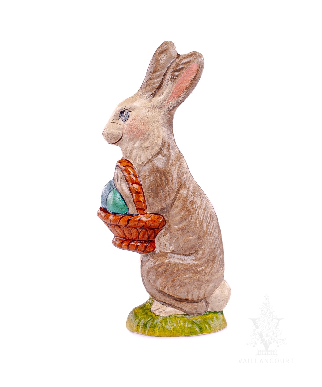 Rabbit with Egg Basket from Vaillancourt