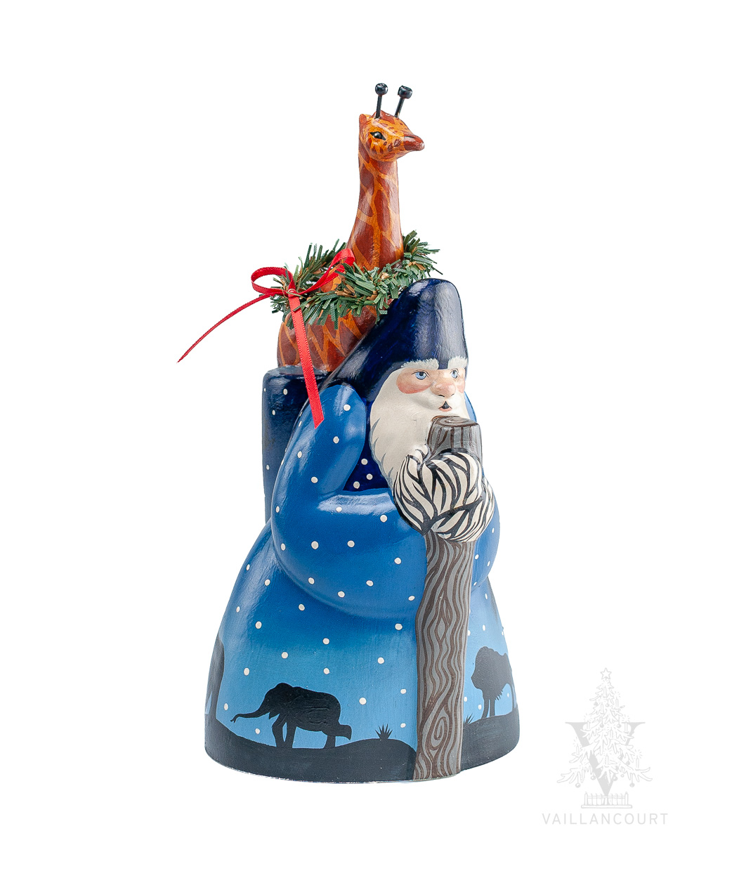 Blue Safari Santa