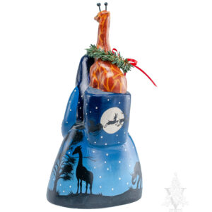 Blue Safari Santa