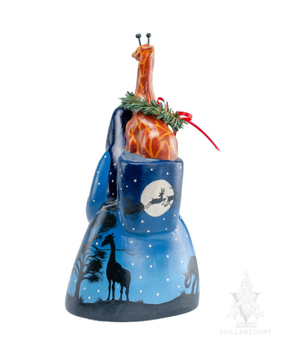 Blue Safari Santa
