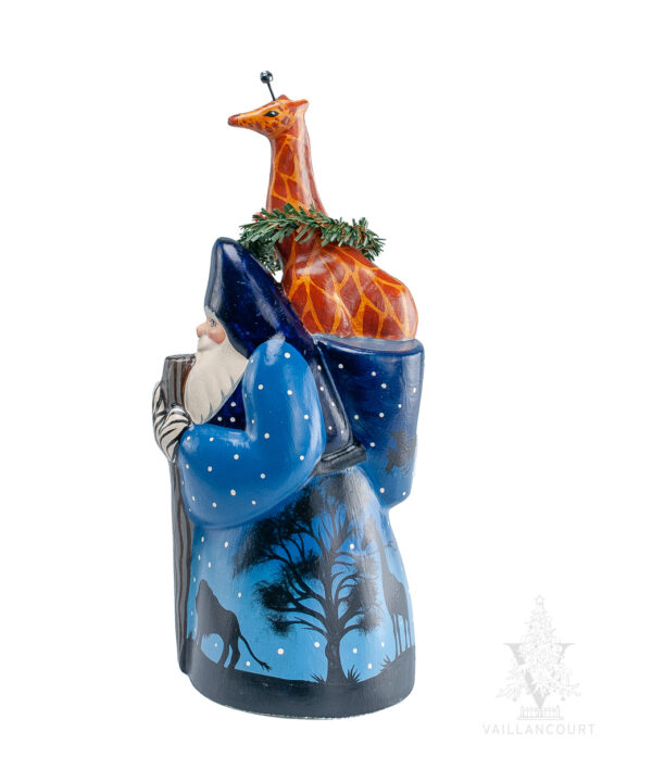 Blue Safari Santa