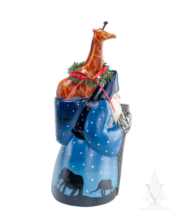 Blue Safari Santa