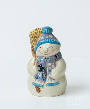 Snowman with Blue Knit Hat, VFA Nr. 13041