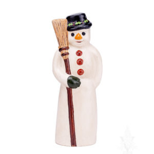 American Snowman with Broom