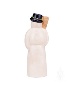 American Snowman with Broom