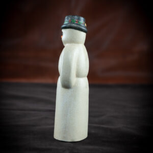 American Snowman with Broom