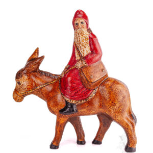 Large Father Christmas on Donkey