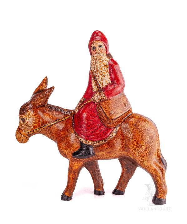 Large Father Christmas on Donkey