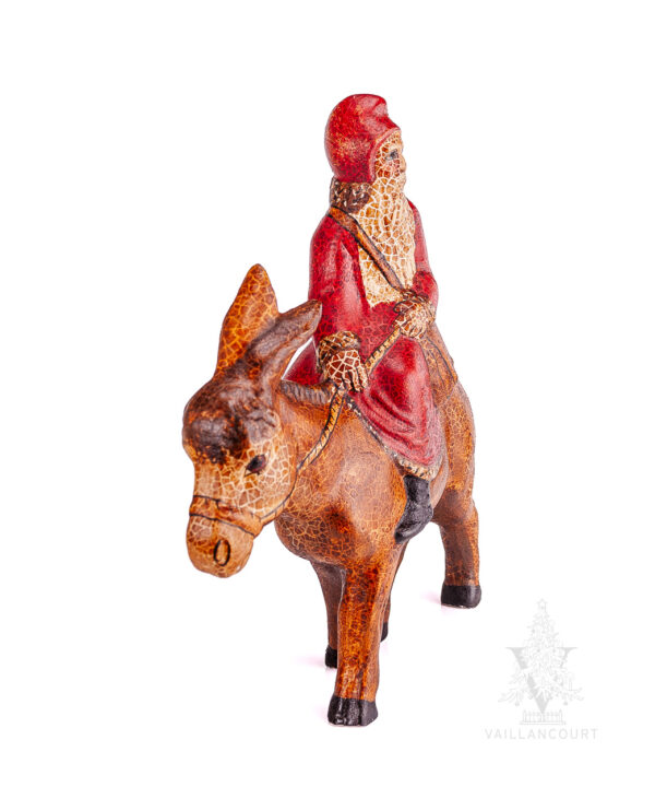 Large Father Christmas on Donkey