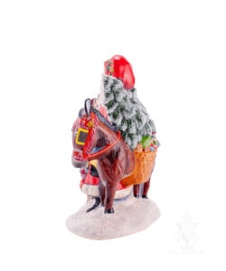Santa with Christmas Donkey