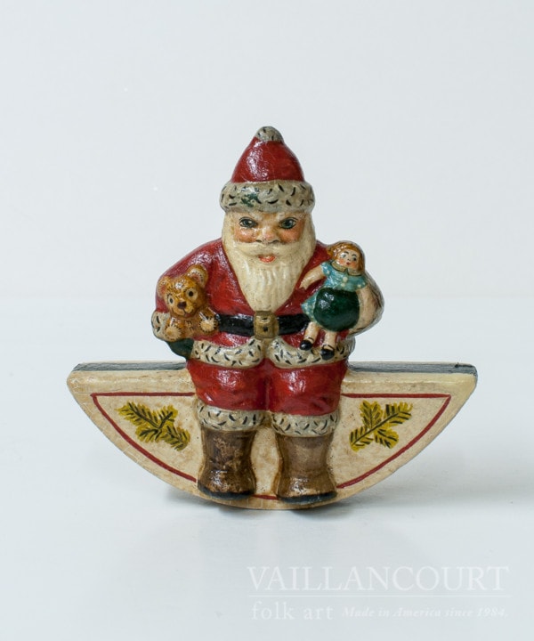 Vaillancourt Collection Santa on a Moon Rocker, VFA Nr. 164