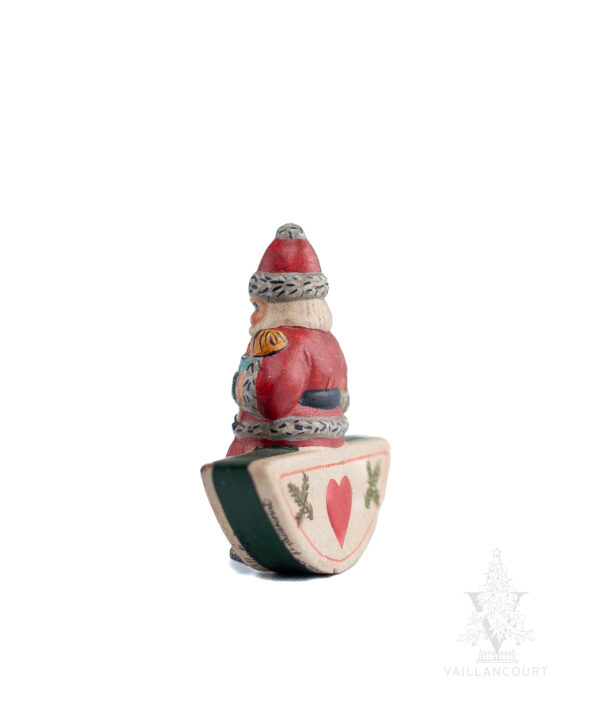 Vaillancourt Collection Santa on a Moon Rocker