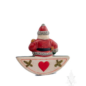 Vaillancourt Collection Santa on a Moon Rocker