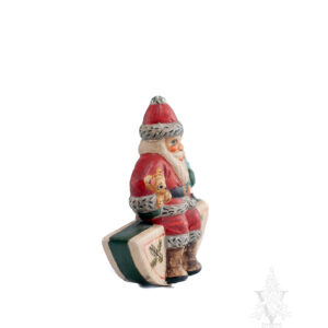 Vaillancourt Collection Santa on a Moon Rocker