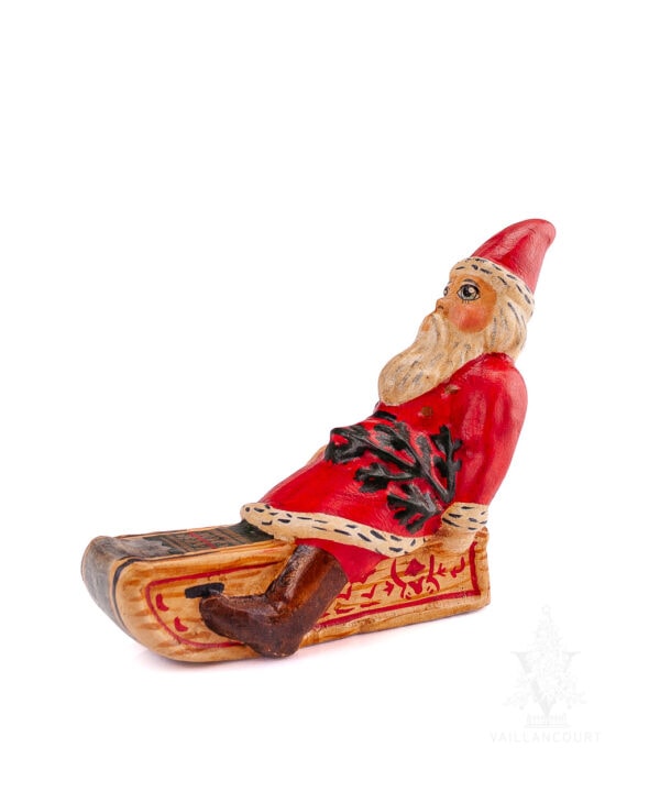 Santa on Snow King Sled