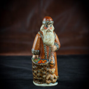 Vaillancourt Collection Father Christmas with Teddy Bear