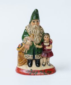 Father Christmas with Girl, Full Body