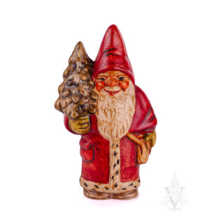 Small Gnome Holding Tree