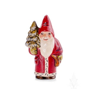 Small Gnome Holding Tree