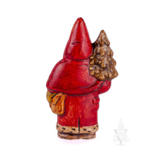 Small Gnome Holding Tree