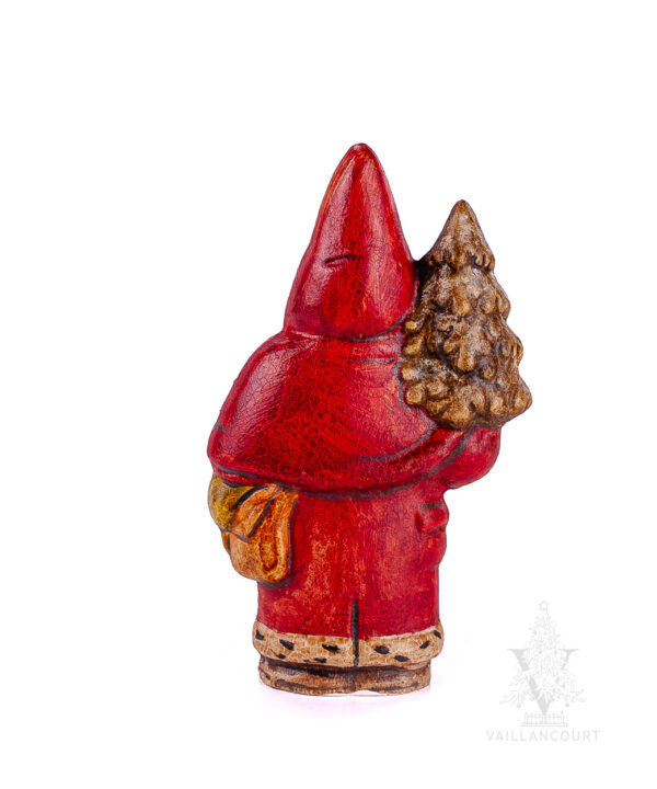 Small Gnome Holding Tree