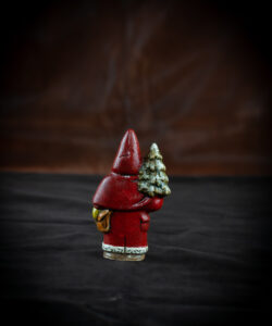 Small Gnome Holding Tree