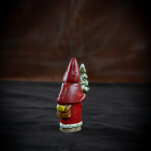 Small Gnome Holding Tree