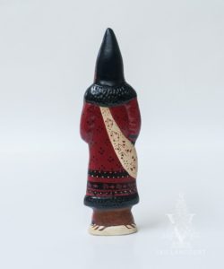 Santa in Red and Black Coat