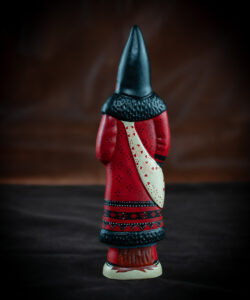 Santa in Red and Black Coat