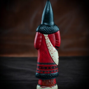 Santa in Red and Black Coat