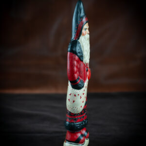 Santa in Red and Black Coat