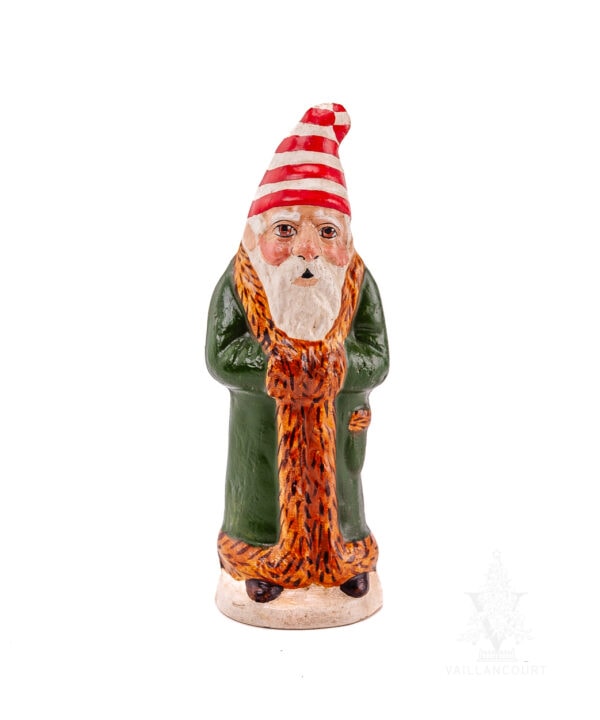 Green Belsnickel with Striped Cap