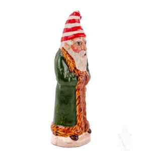 Green Belsnickel with Striped Cap